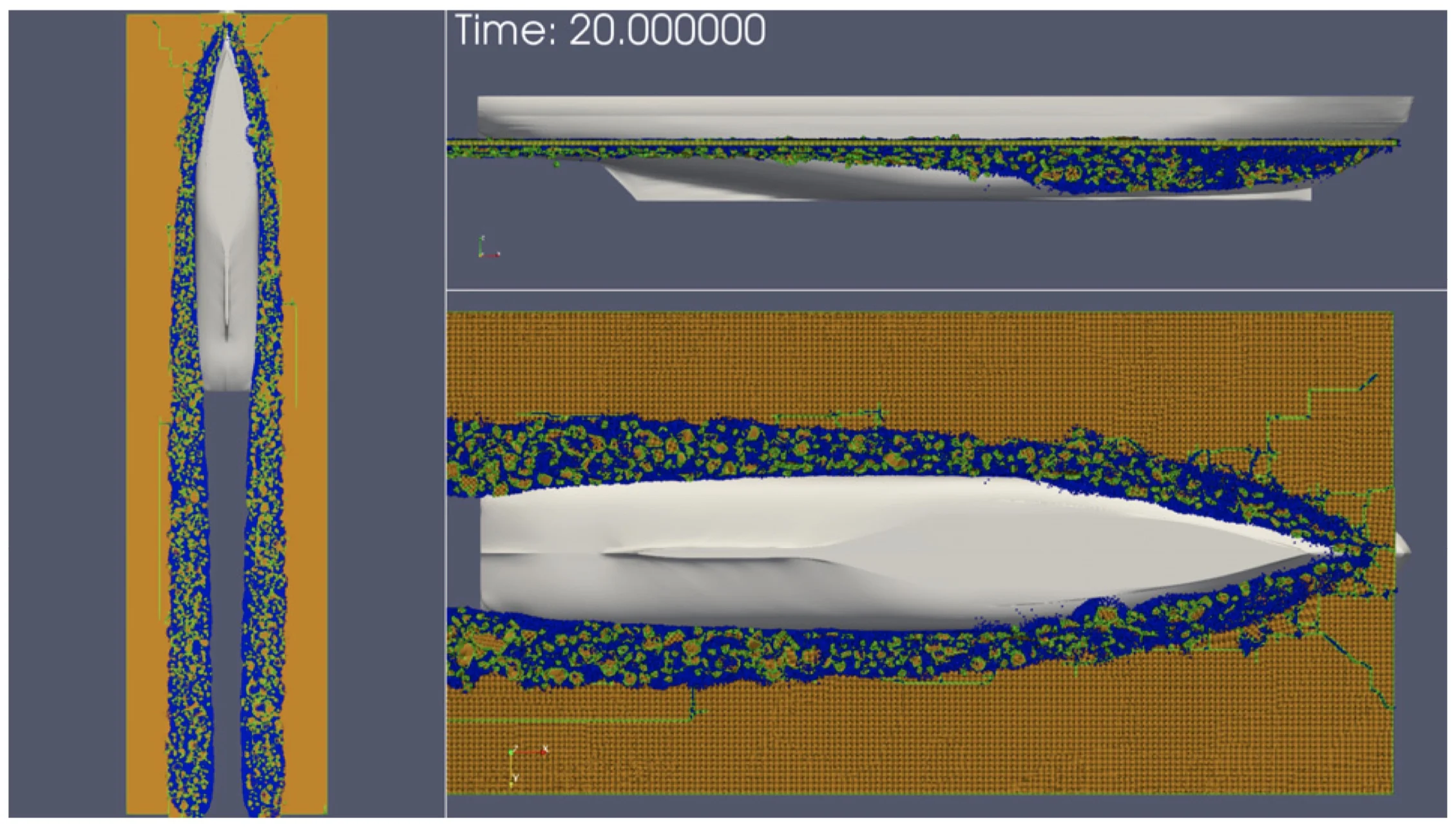 쇄빙선 시뮬레이션 결과